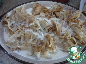 Блинная запеканка с творогом и вишней Блинная запеканка с творогом и вишней