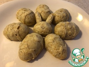 Овсяные "яйца" с кокосовым маслом