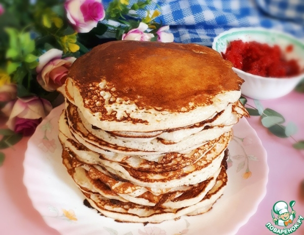 Блины на кефире"Масленичные"