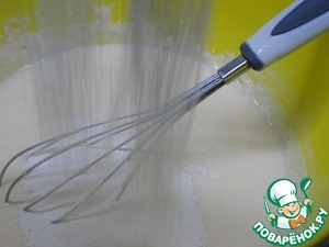 Ванильные блины с шоколадной начинкой