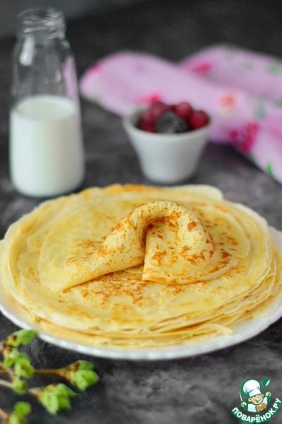 Блины на сливках