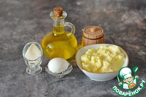 Оладьи из картофельного пюре с манкой Оладьи из картофельного пюре с манкой