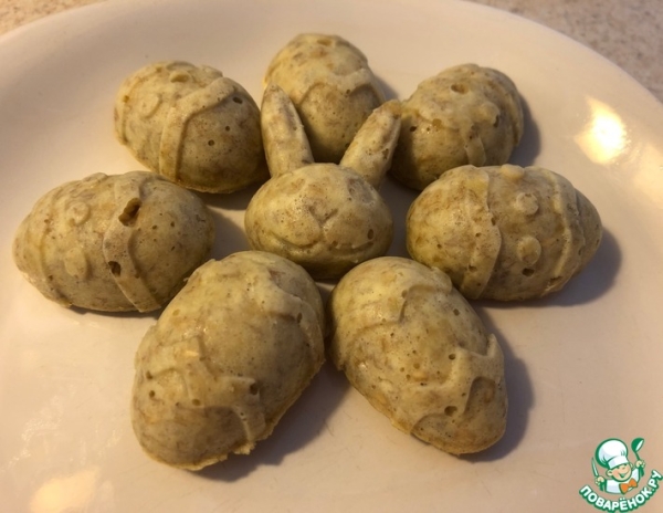 Овсяные "яйца" с кокосовым маслом