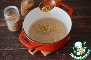 Дроблёная полба с морковью и луком