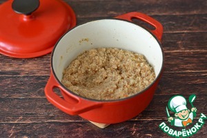 Дроблёная полба с морковью и луком