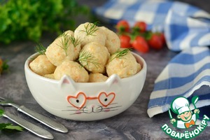 Куриные фрикадельки для детского меню
