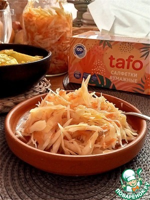 Маринованная капуста по-быстрому Маринованная капуста по-быстрому