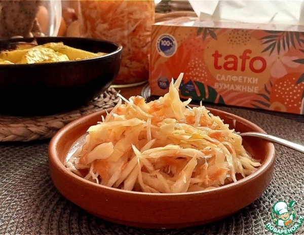 Маринованная капуста по-быстрому Маринованная капуста по-быстрому