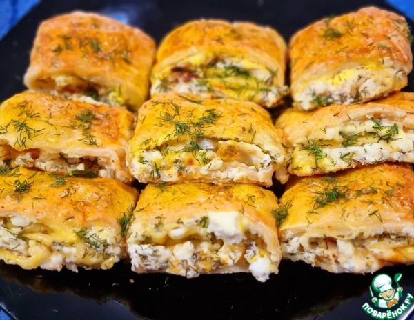 Рулеты "Три сыра " Рулеты "Три сыра "