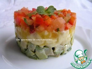 Салат "Мартовский фьюжн"