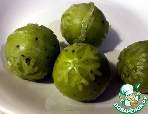 Сферические смузи-снежки из киви Сферические смузи-снежки из киви