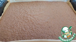 Шоколадный торт с вишней и сметанным кремом Шоколадный торт с вишней и сметанным кремом