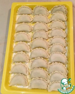 Вареники с мясом и картофелем