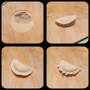 Вареники с мясом и картофелем