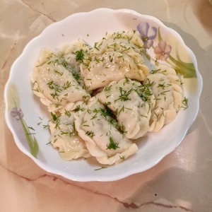 Вареники с мясом и картофелем