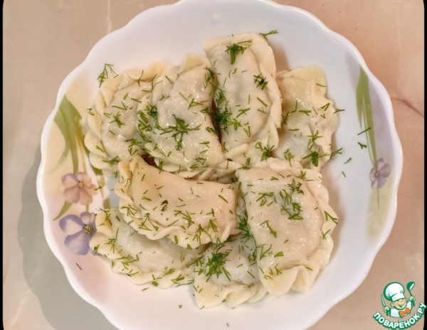 Вареники с мясом и картофелем