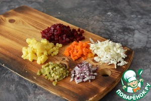 Винегрет с пекинской капустой и каперсами Винегрет с пекинской капустой и каперсами