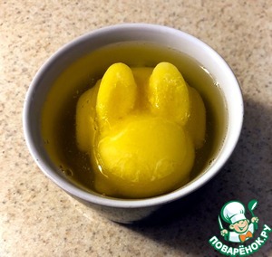 Желе "Солнечный зайчик" с ананасовым смузи