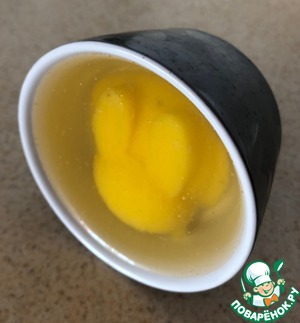 Желе "Солнечный зайчик" с ананасовым смузи