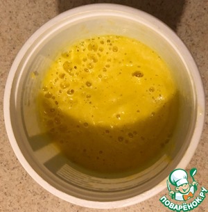 Желе "Солнечный зайчик" с ананасовым смузи