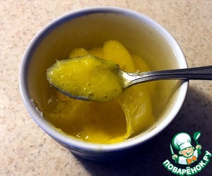 Желе "Солнечный зайчик" с ананасовым смузи