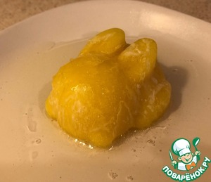 Желе "Солнечный зайчик" с ананасовым смузи