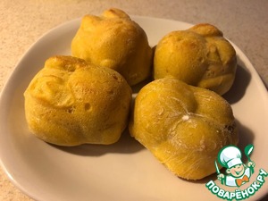 Булочки-кролики с яблочным пюре