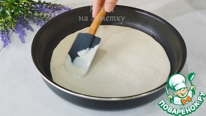 Заливной пирог с пекинской капустой и ветчиной Заливной пирог с пекинской капустой и ветчиной