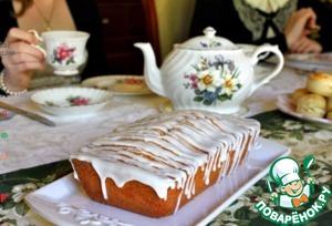 Глазированный лимонный пирог