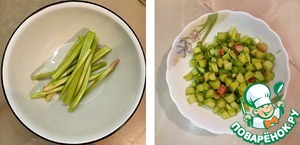 Пирог с ревенем и щавелем