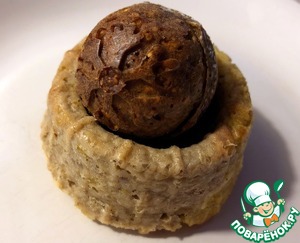 Овсяные "яйца" в сферических формочках