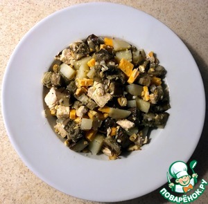 Баклажаны с курицей и кешью Баклажаны с курицей и кешью