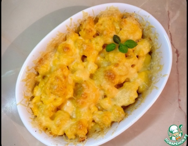 Цветная капуста, запеченная с сыром Цветная капуста, запеченная с сыром