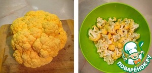 Цветная капуста, запеченная с сыром Цветная капуста, запеченная с сыром