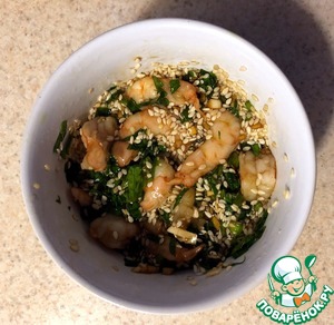 Фунчоза с креветками и манго Фунчоза с креветками и манго