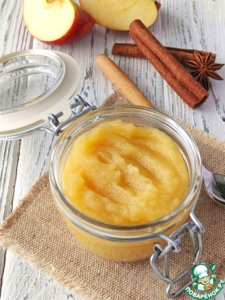 Яблочное пюре без сахара Яблочное пюре без сахара