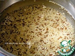 Мятный салат из киноа с зеленью Мятный салат из киноа с зеленью