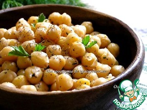 Нут с оливковым маслом и базиликом Нут с оливковым маслом и базиликом