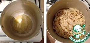 Паста с куриным филе и шампиньонами