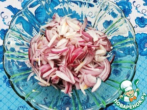 Постный салат "Алый"