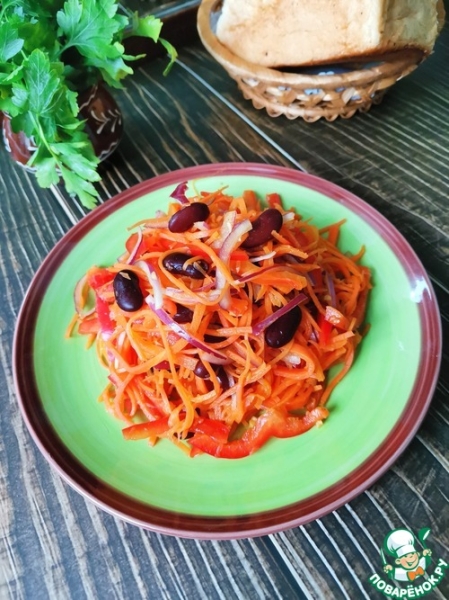 Постный салат "Алый"