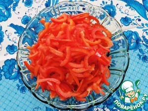 Постный салат "Алый"