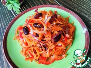 Постный салат "Алый"
