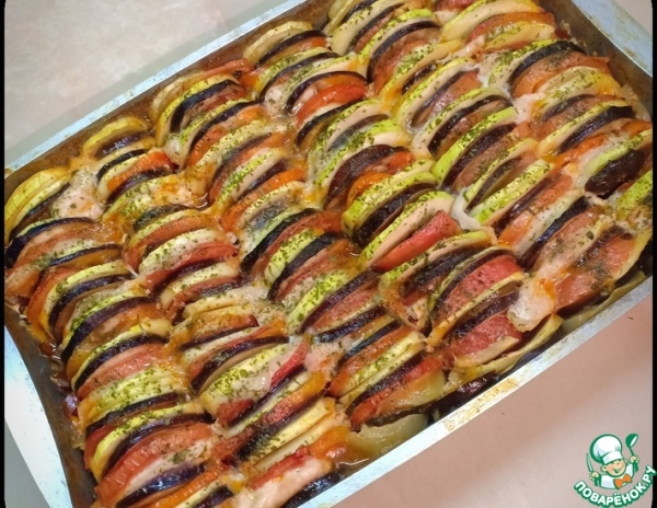 Рататуй с куриной грудкой Рататуй с куриной грудкой