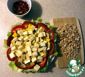 Салат "Экзотический цветок"