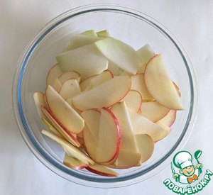 Салат из кольраби и яблока Салат из кольраби и яблока