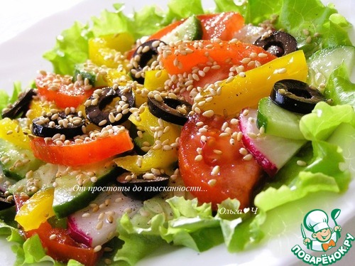 Салат "Весенние краски" Салат "Весенние краски"