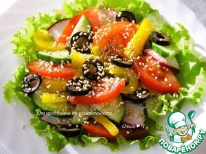 Салат "Весенние краски" Салат "Весенние краски"