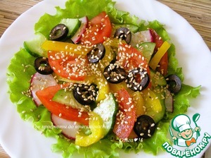 Салат "Весенние краски" Салат "Весенние краски"