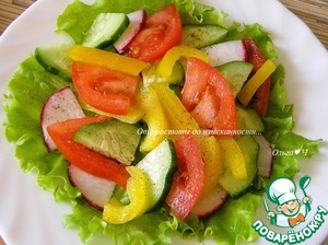 Салат "Весенние краски" Салат "Весенние краски"